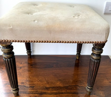 Gillows piano stool seat