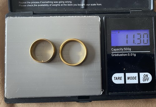 Grams hallmarked 22k - of,