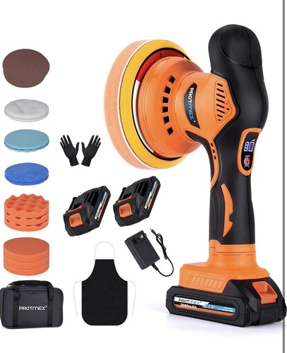 Cordless car polisher - 6”,
