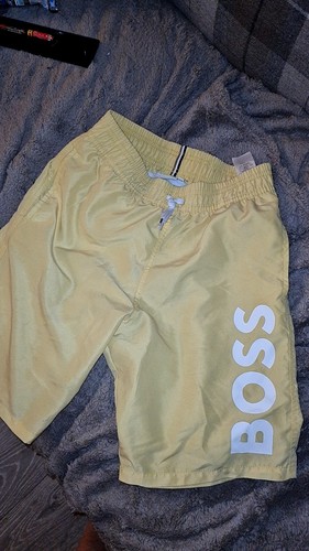 Yellow boss shorts age - boss, 14