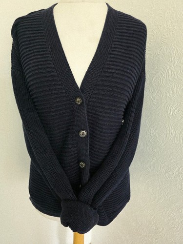 Barbour navy stitch guernsey - barbour,