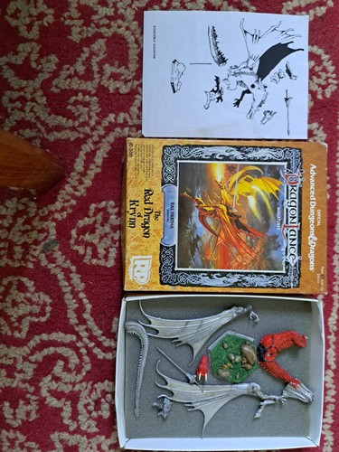 Ral partha red dragon krynn - red,