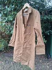 Vintage 'Faithful' Brown work Coat Factory jacket FREE P&P 
