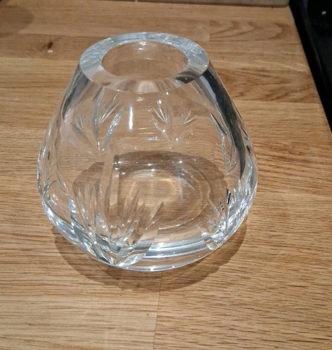 Vintage crystal bud vase - bud,
