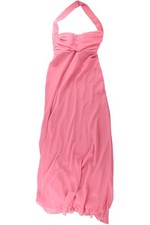 LA PERLA PINK CREPE MAXI DRESS