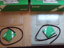HEAD LIGHT LENSES FOR FORD SIERRA MK1 1`982-1984 A PAIR LUCAS LSB134/5