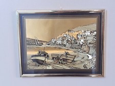 Wall Hanging Gold Foil Art