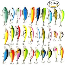 30PCS Kinds of Fishing Lures