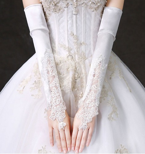 Opera lace gloves satin - opera,