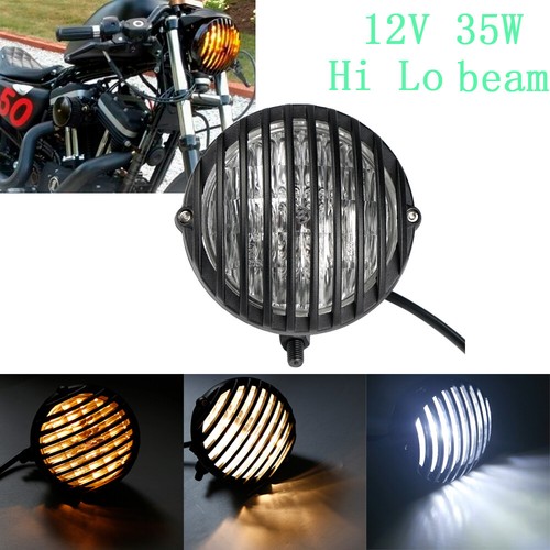 Led headlight finned with - headlight,