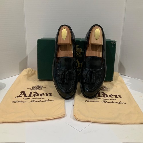 Alden 660 black tassel loafers - 660,