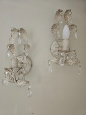 French Style decorative wall lights x 2