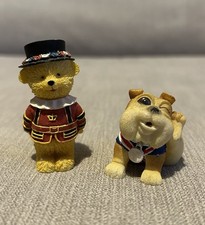 The House Of Valentina Miniature Bulldog + Beefeater Teddy Bear From Harrods