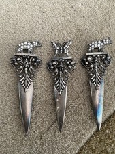 Set of 3 Art Deco-Style Brooches – Pierre Bex Lookalikes / Vintage Jewellery