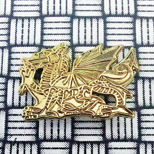 Wales cymru gold tone - tone, welsh