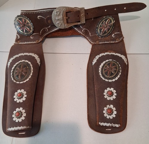 Child vintage leather double - vintage,