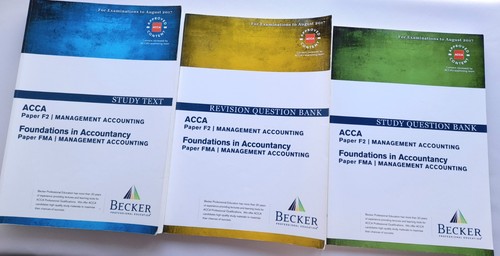 Set books for acca f2 - of, 3