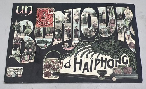 Indochina haiphong post card - haiphong,