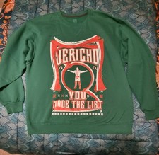 WWE Christmas jumper wrestling Chris Jericho Sweater X Large