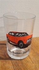 Vintage Alfa Romeo 2600 Sprint Car Drinking Glass