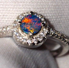 Australian Opal Ring. S925