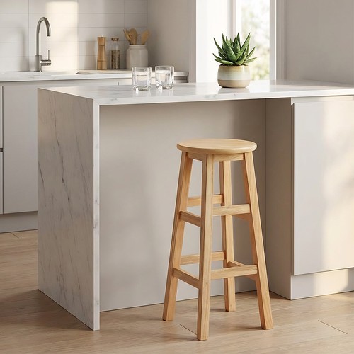 Wooden bar stool kitchen - bar,