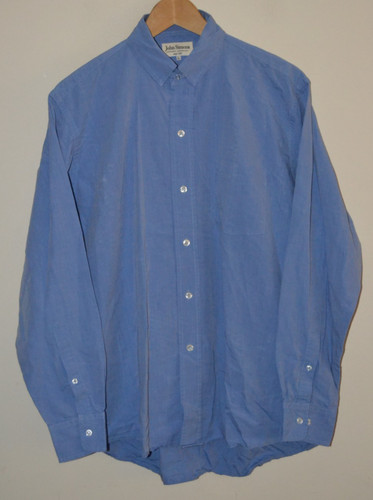 Mens blue john simons button - mens,