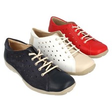 Ladies Wide Fit Lace Up