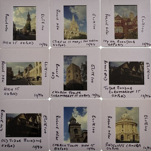 35mm photo slides oxford - x,