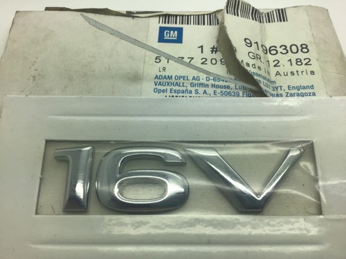 Vauxhall corsa 16v badge - vauxhall,