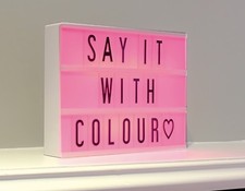 Colour Changing A4 Light Box