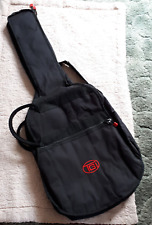 'TGI Acoustic Black Canvas Guitar Bag, Padded Inside, Carry Handles/Straps'