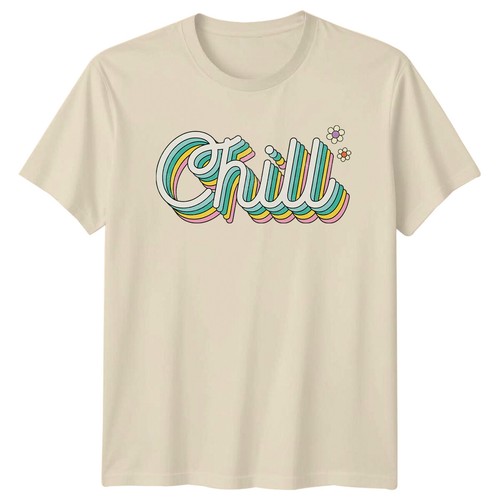 Retro chill groovy flower - retro,