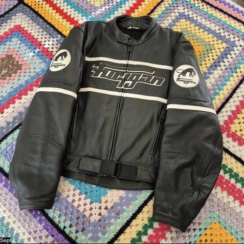 Furygan black leather - black,