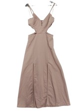True Decadence Maxi Dress UK14 in Tan