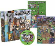 Minecraft Boxed Set (Graphic Novels) by Sfe R. Monster (English) Hardcover Book