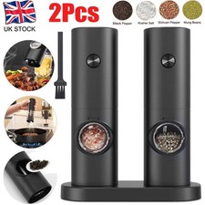 2x Electric Salt and Pepper