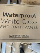 Waterproof White Gloss Bath End Panel 700mm