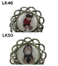 steampunk badge pin Dennis the