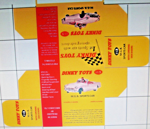 Repro replica box - box, dinky