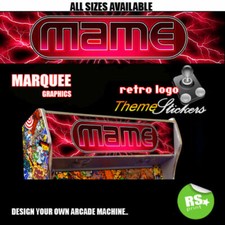 Mame red graphic Arcade