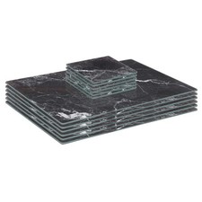 12pc Glass Placemats & Square