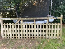 large solid wooden 10ft garden/driveway gate