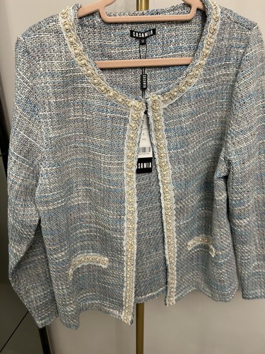 Casamia tweed pearl trim - tweed,