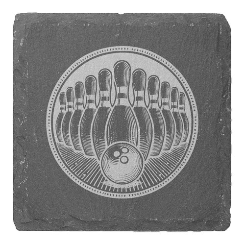 Ten pin bowling coaster sets - bowling',