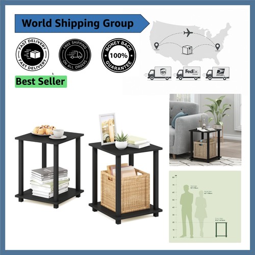 Minimalist square side - side, tables