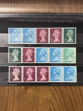 GB Decimal Machin Definitive Collection Coil Strips  1971 1975 1977 MNH