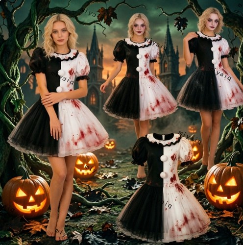 Terrifier clown women - clown, black