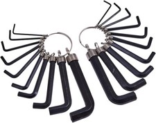 Pack of 20 Hex Allen Key Tools Set Garage Cheap Alan Metric Builders Piece