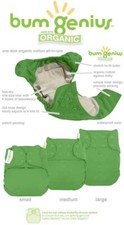 Bumgenius cloth nappies, multiple colours, popper fastening, adjustable size